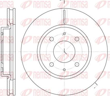 Kawe 6890 10 - Bremžu diski www.autospares.lv