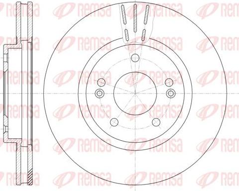 Kawe 6897 10 - Bremžu diski www.autospares.lv