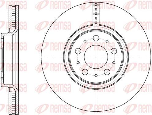 Kawe 6866 10 - Bremžu diski autospares.lv