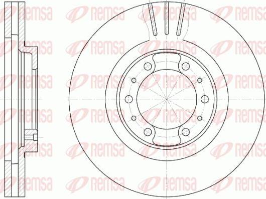 Kawe 6868 10 - Bremžu diski www.autospares.lv