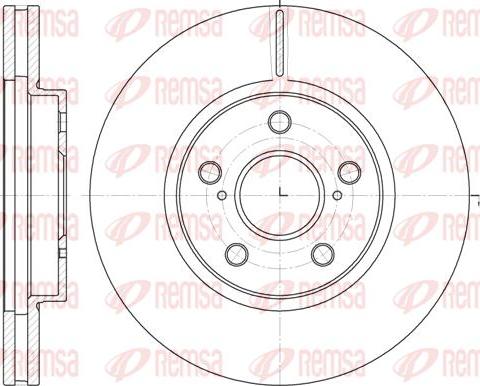 Kawe 6862 10 - Bremžu diski www.autospares.lv