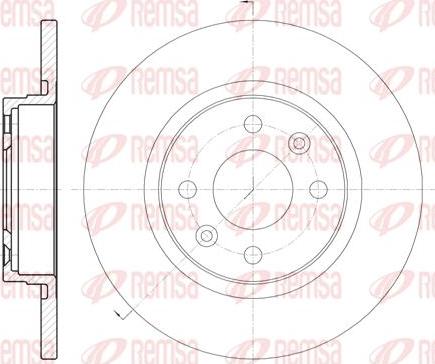 Kawe 6809 00 - Bremžu diski www.autospares.lv