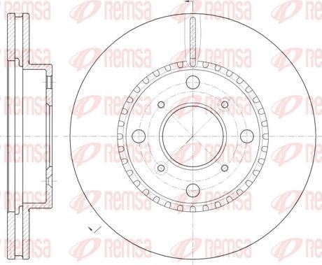 Kawe 6804 10 - Bremžu diski www.autospares.lv