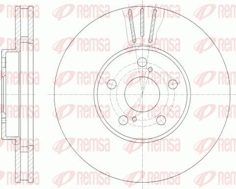 Kawe 6819 10 - Bremžu diski www.autospares.lv