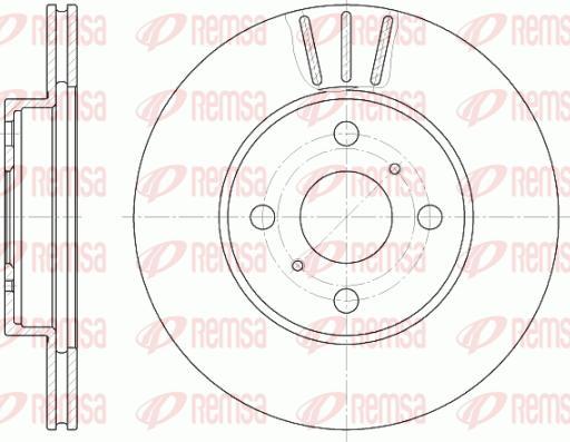 Kawe 6814 10 - Bremžu diski www.autospares.lv