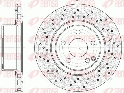 Kawe 6817 10 - Bremžu diski www.autospares.lv