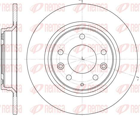 Kawe 6881 00 - Bremžu diski www.autospares.lv