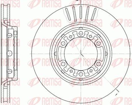 Kawe 6883 10 - Bremžu diski www.autospares.lv