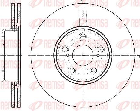 Kawe 6887 10 - Bremžu diski www.autospares.lv