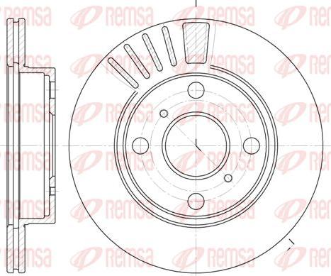 Kawe 6825 10 - Bremžu diski www.autospares.lv