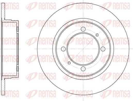 Kawe 6390 00 - Brake Disc www.autospares.lv