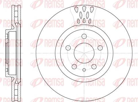 Kawe 6305 10 - Bremžu diski autospares.lv