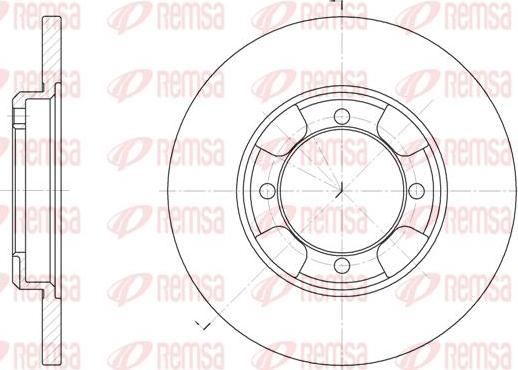 Kawe 6388 00 - Bremžu diski www.autospares.lv