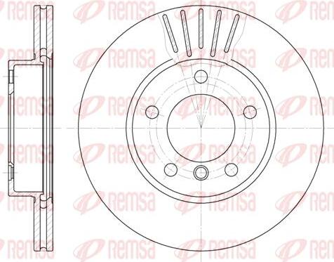 Kawe 6324 10 - Bremžu diski autospares.lv