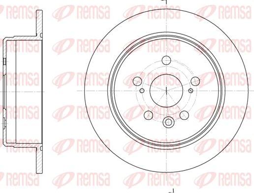 Kawe 6245 00 - Bremžu diski www.autospares.lv