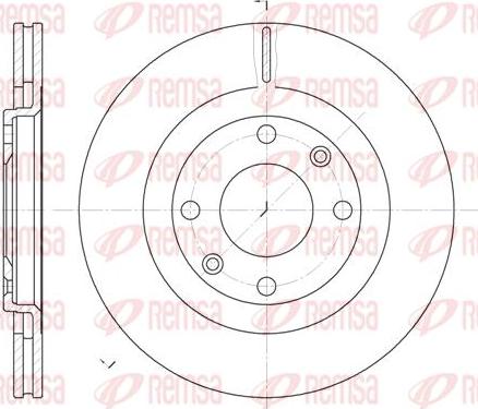 Kawe 6240 10 - Тормозной диск www.autospares.lv