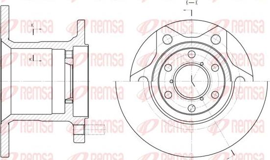 Kawe 6243 00 - Bremžu diski www.autospares.lv