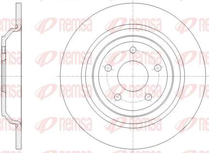 Kawe 62095 00 - Bremžu diski www.autospares.lv