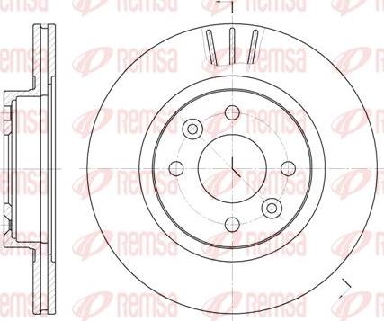 Kawe 6204 10 - Bremžu diski www.autospares.lv