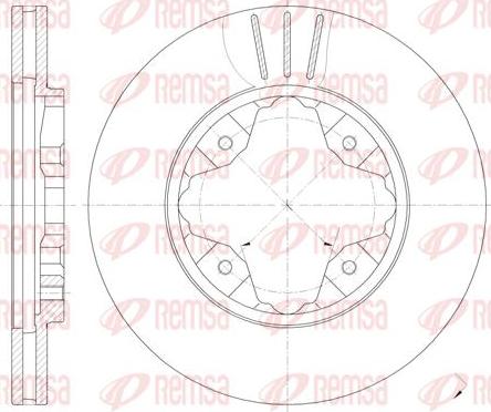 Kawe 6205 10 - Bremžu diski www.autospares.lv