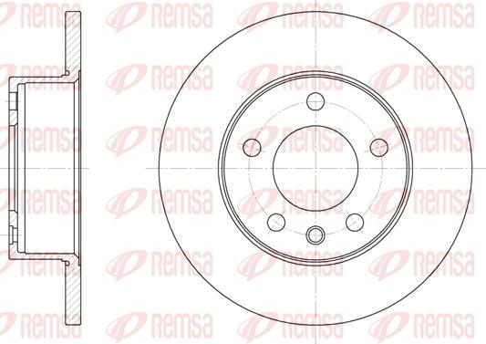 Kawe 6201 00 - Bremžu diski www.autospares.lv