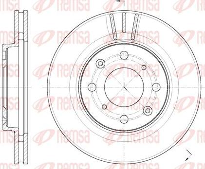 Kawe 62086 10 - Bremžu diski www.autospares.lv