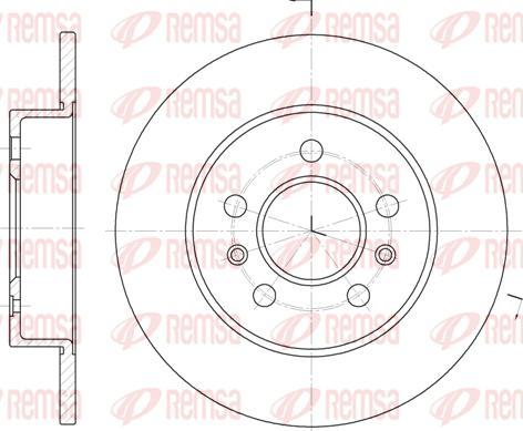 Kawe 6239 02 - Bremžu diski www.autospares.lv