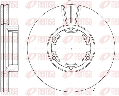 Kawe 62.3410 - Bremžu diski autospares.lv