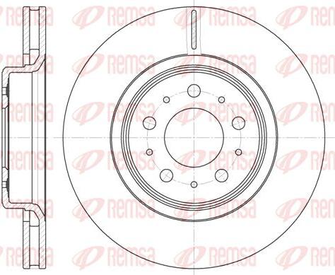 Kawe 6795 10 - Bremžu diski www.autospares.lv