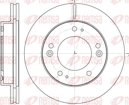 Kawe 6790 10 - Bremžu diski www.autospares.lv