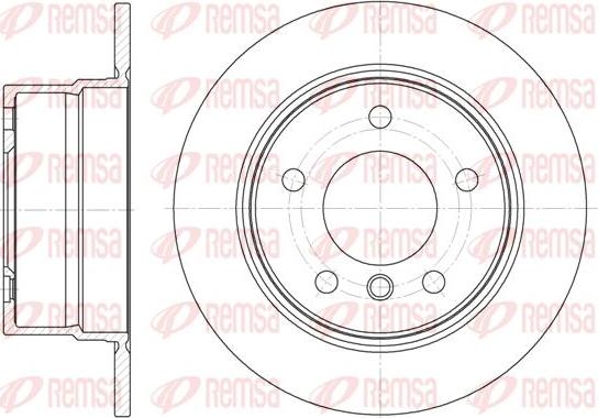 Kawe 6798 00 - Bremžu diski www.autospares.lv