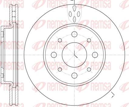 Kawe 6745 10 - Bremžu diski www.autospares.lv