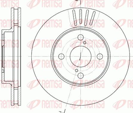 Kawe 6742 10 - Bremžu diski www.autospares.lv