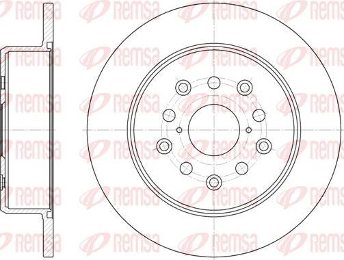 Kawe 6752 00 - Bremžu diski www.autospares.lv