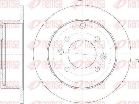 Kawe 6757 00 - Bremžu diski www.autospares.lv