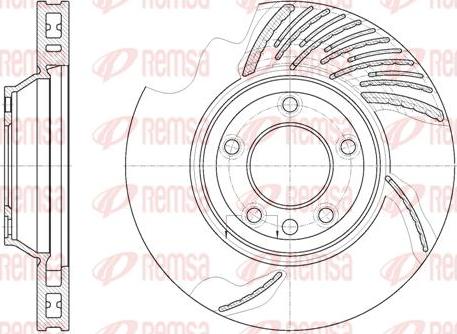 Kawe 6769 11 - Bremžu diski www.autospares.lv