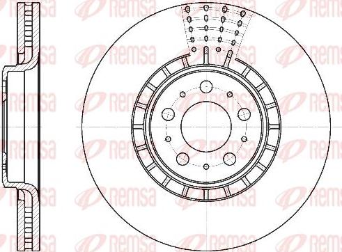 Kawe 6768 10 - Bremžu diski www.autospares.lv