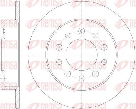 Kawe 6762 00 - Bremžu diski www.autospares.lv