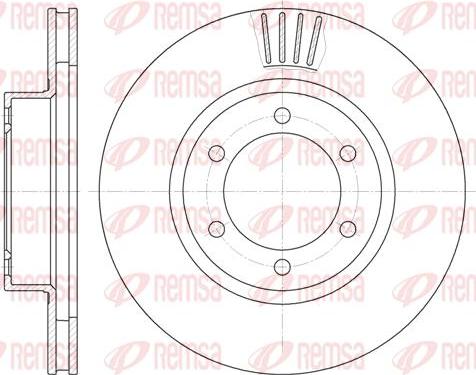 Kawe 6706 10 - Bremžu diski www.autospares.lv