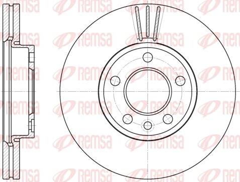 Kawe 6708 10 - Bremžu diski www.autospares.lv