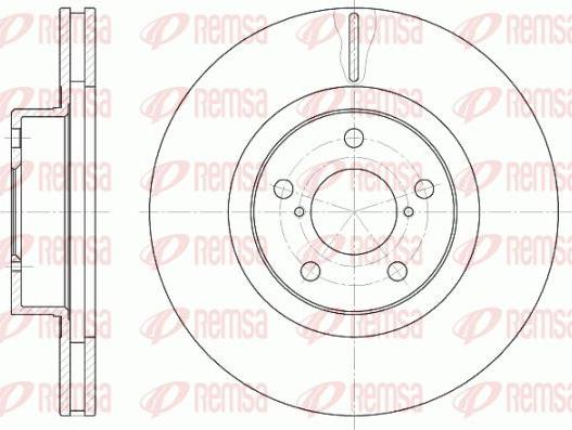 Kawe 6715 10 - Bremžu diski www.autospares.lv