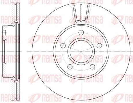 Kawe 6710 10 - Bremžu diski www.autospares.lv