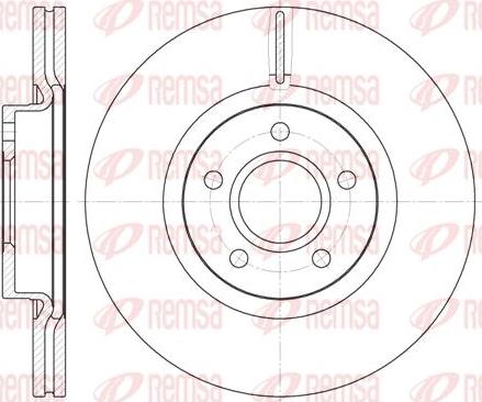 Kawe 6711 10 - Brake Disc www.autospares.lv