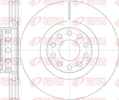 Kawe 6781 10 - Bremžu diski www.autospares.lv