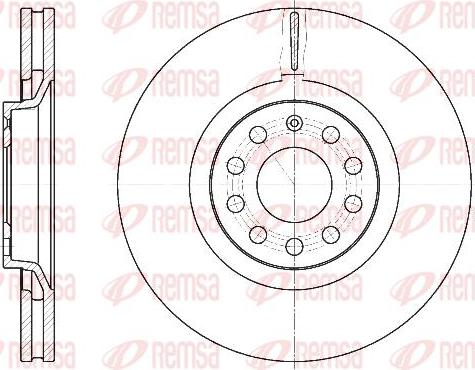 Kawe 6730 10 - Тормозной диск www.autospares.lv