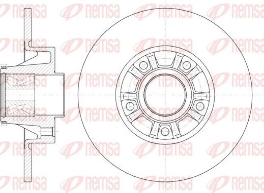 Kawe 6733 20 - Brake Disc www.autospares.lv