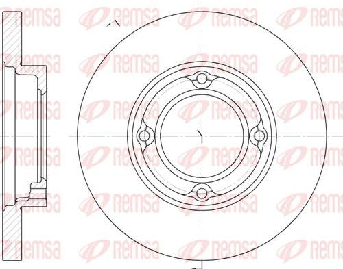 Kawe 6770 00 - Bremžu diski www.autospares.lv