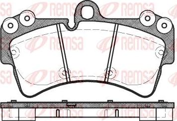 Kawe 0995 00 - Bremžu uzliku kompl., Disku bremzes www.autospares.lv