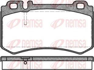 Kawe 0993 00 - Bremžu uzliku kompl., Disku bremzes www.autospares.lv