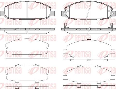 Kawe 09970 2 - Bremžu uzliku kompl., Disku bremzes www.autospares.lv